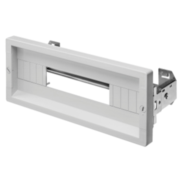 COVERING PANEL WITH WINDOW - FAST AND EASY - 1 MODULE HIGH - 18 MODULES - GREY RAL 7035 image 1