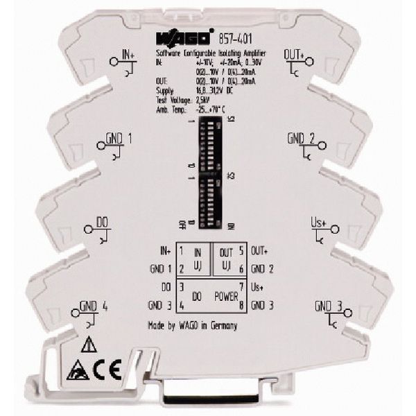 857-167 Basic solid-state relay; Nominal input voltage: 24 VDC; Output voltage range: 24 … 240 VAC image 3