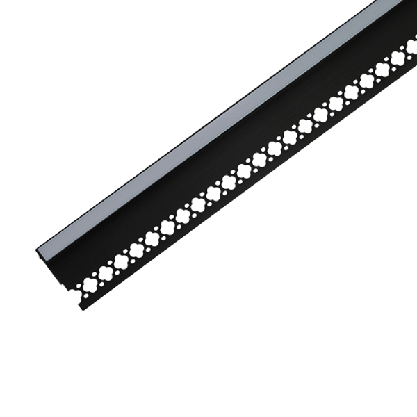 2m Step Edge Profile 10x10mm IP65 Black image 5