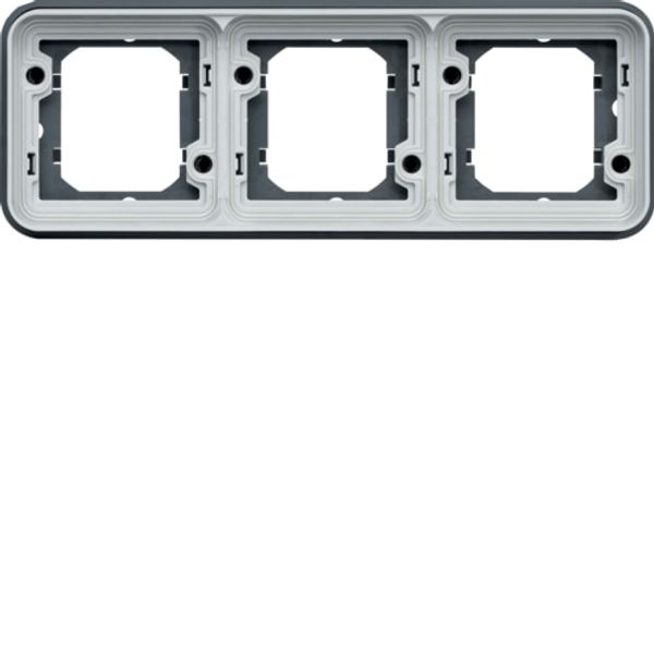 CUBYKO FRAME TRIPLE HORIZONTAL GRAY image 1