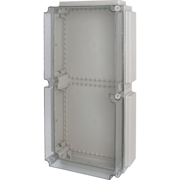 Insulated enclosure, top+bottom open, +door, HxWxD=796x421x225mm, NA type image 3