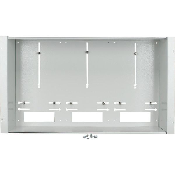 Meter trough H=400mm, 5 meter mounting units, for housing width 1200mm, white image 3
