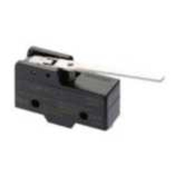 General purpose basic switch, low force hinge lever, SPDT, 15A image 1