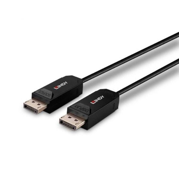 40m Fibre Optic Hybrid DisplayPort 2.0 UHBR10 Cable AOC cable for every DP application and resolution image 1