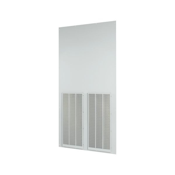 Rearwall, ventilated, HxW=2000x1000mm, IP42, grey image 2