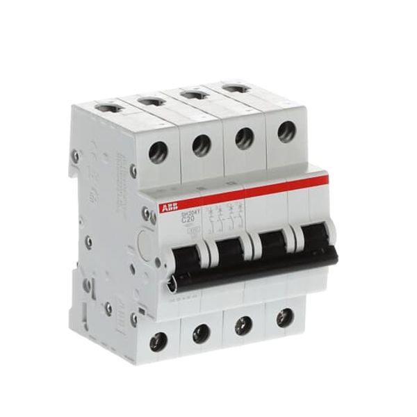 SH204T-C20 Miniature Circuit Breaker - 4P - C - 20 A image 1