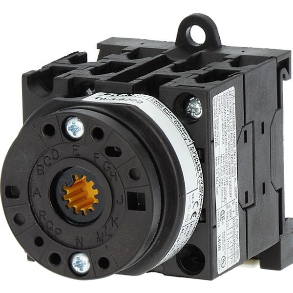 Changeoverswitches, T0, 20 A, rear mounting, Basic switch, 3 contact u image 5