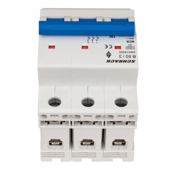 Miniature Circuit Breaker (MCB) AMPARO 10kA, B 50A, 3-pole image 4