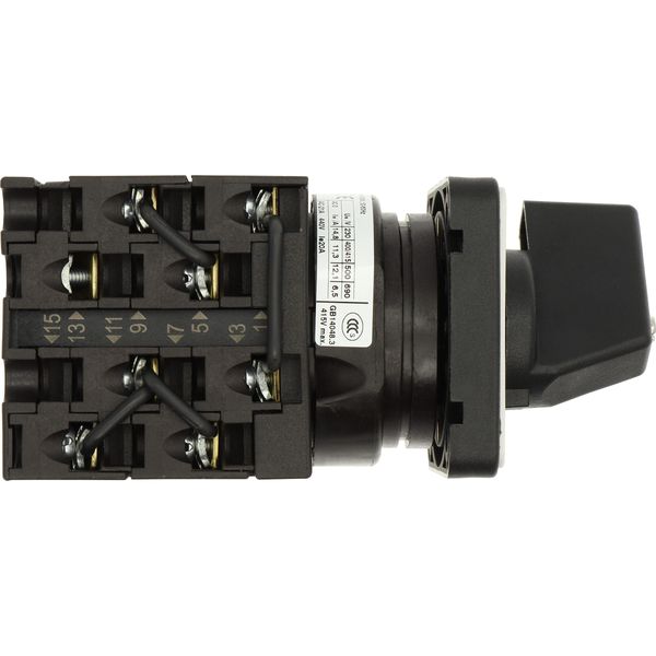 Star-delta switches, T0, 20 A, flush mounting, 4 contact unit(s), Contacts: 8, 60 °, maintained, With 0 (Off) position, 0-Y-D, Design number 8410 image 21