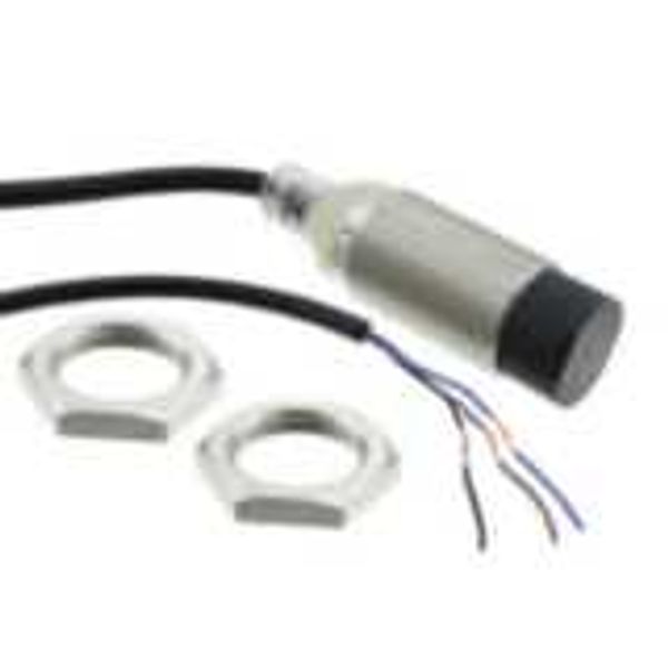 Proximity sensor, inductive, nickel-brass, short body, M18, unshielded image 3