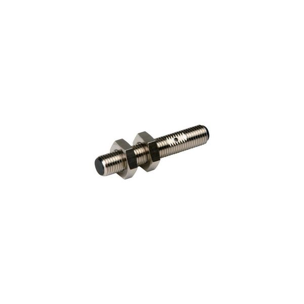 Proximity switch, E57 Global Series, 1 N/O, 3-wire, 10 - 30 V DC, M8 x 1 mm, Sn= 1 mm, Flush, NPN, Stainless steel, Plug-in connection M12 x 1 image 3