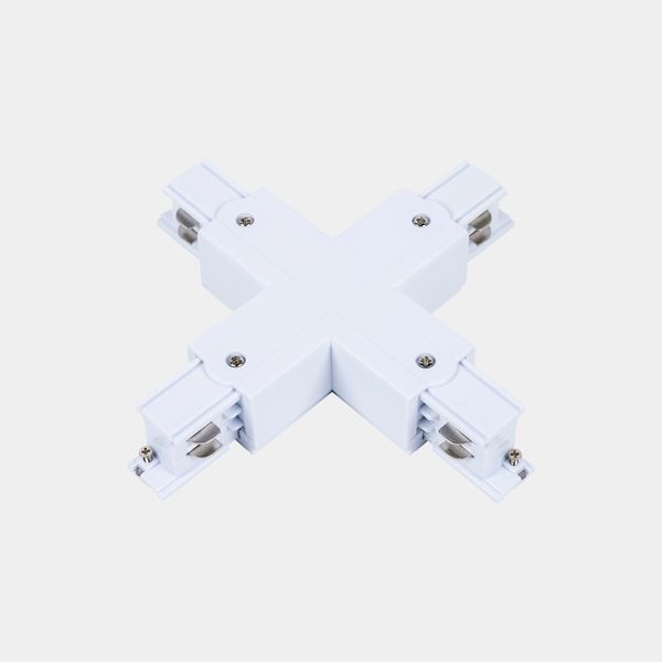 White "X" connector without frame image 1