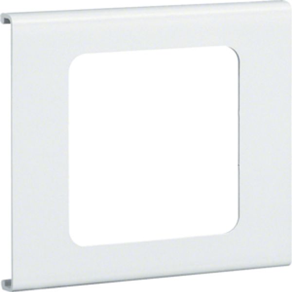 Pre-cut lid 1gang FB 60110 traffic white image 1