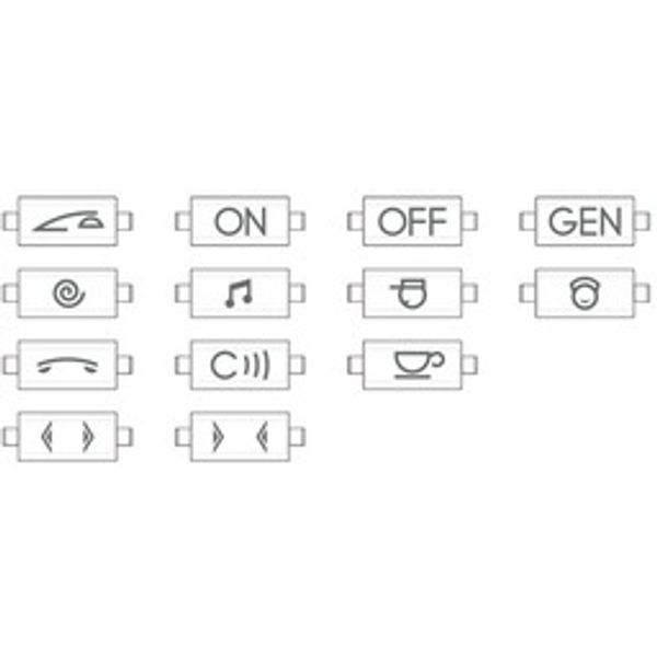 LL - LIGHTABLE SYMBOLS KIT AX WHITE image 1