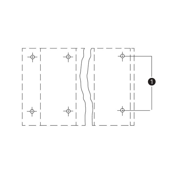 Double-deck PCB terminal block 2.5 mm² Pin spacing 10 mm gray image 2