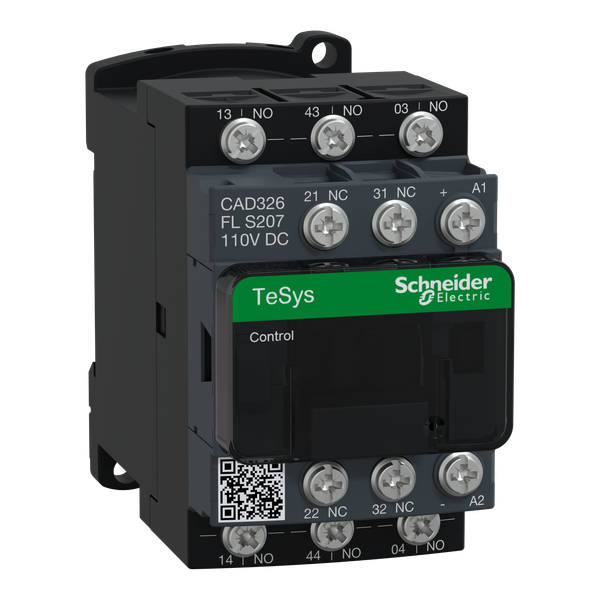 TeSys Deca control relay - 3 NO + 2 NC - 690 V - 110 V DC low consumption coil image 4