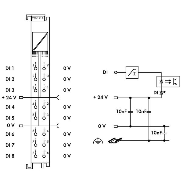 8-channel digital input 24 VDC 0.2 ms - image 4