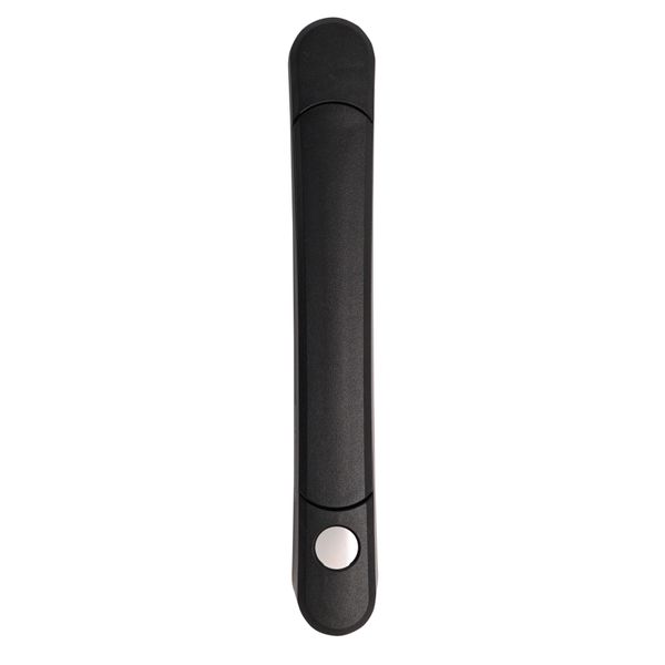 Push-pull handle in black with spring adjustment image 1