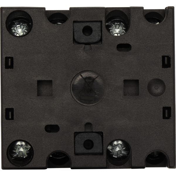 Universal control switches, T0, 20 A, center mounting, 3 contact unit(s), Contacts: 6, Spring-return from positions 1 and 2, 45 °, momentary, 2>0 image 10