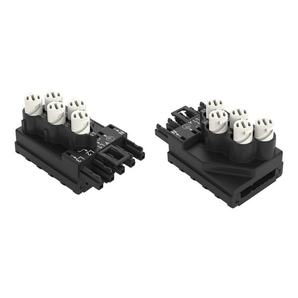 Tap-off module for flat cable 5 x 2.5 mm² + 2 x 1.5 mm² black image 2