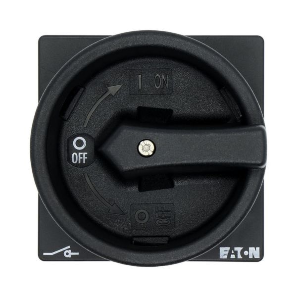 Main switch, P1, 25 A, flush mounting, 3 pole, STOP function, With black rotary handle and locking ring, Lockable in the 0 (Off) position image 14