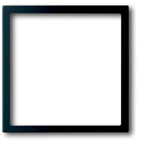 1716-775 CoverPlates (partly incl. Insert) carat® black matt image 1
