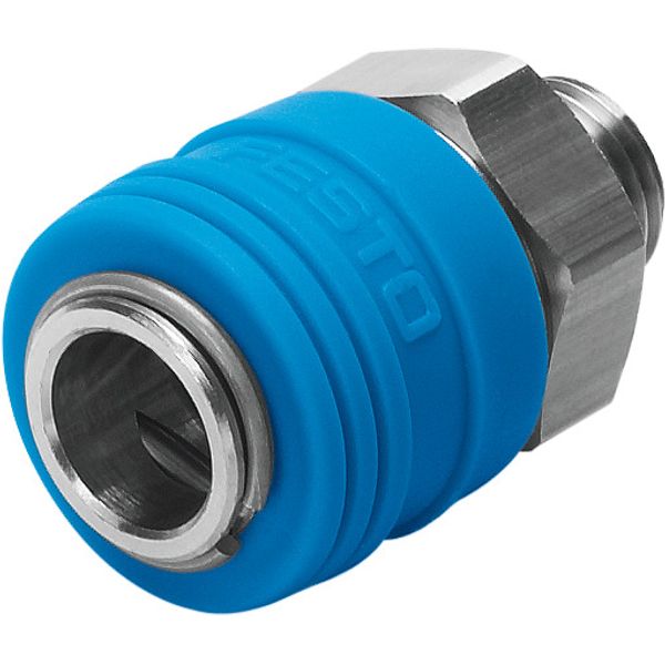 KD4-1/4-A-R Quick coupling socket image 1