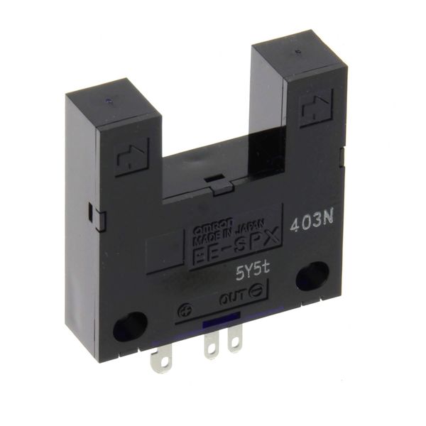 Photomicro sensor, slot type, 13 mm, NPN, connector image 2