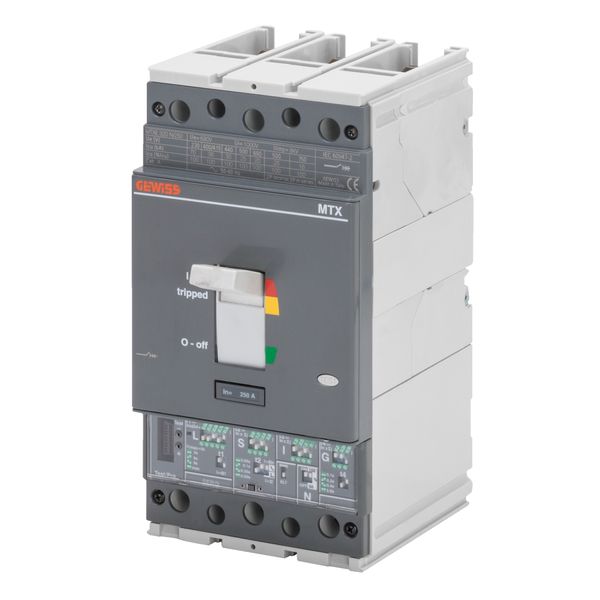 Circuit breaker MTXE 320 N 36KA 4P 250A GWD7366 image 1