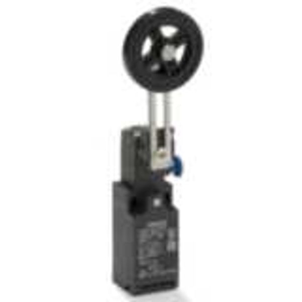 Limit switch, Adjustable roller lever, form lock (metal lever, rubber image 2