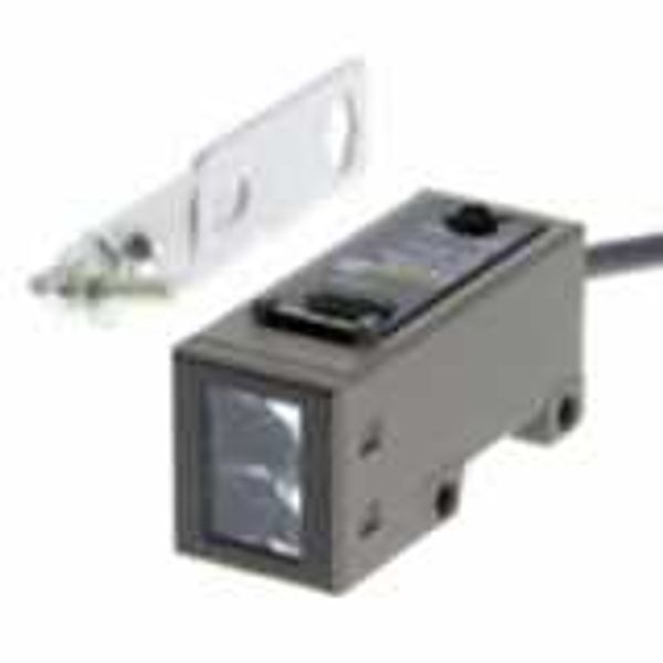 Photoelectric sensor, diffuse, 2 m, DC, 3-wire, NPN/PNP, horizontal, 2 image 1