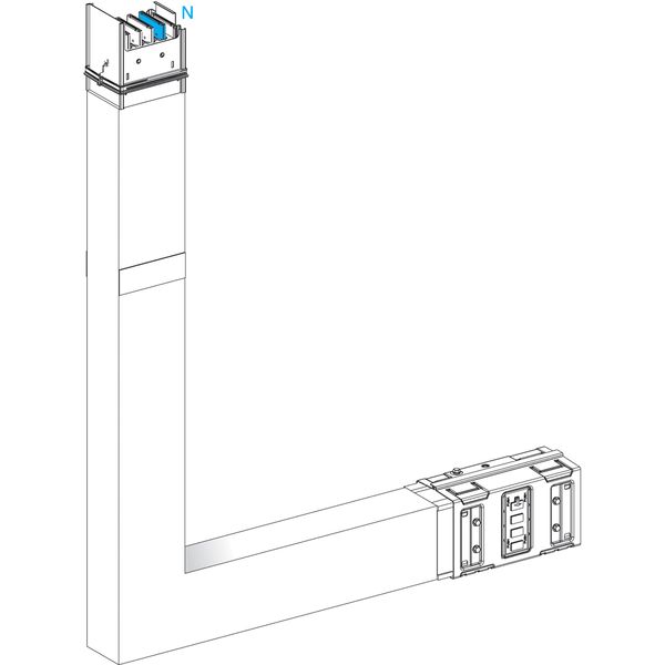 90° UP AxB 1000A FIRE BARRIER MISS LINK image 1