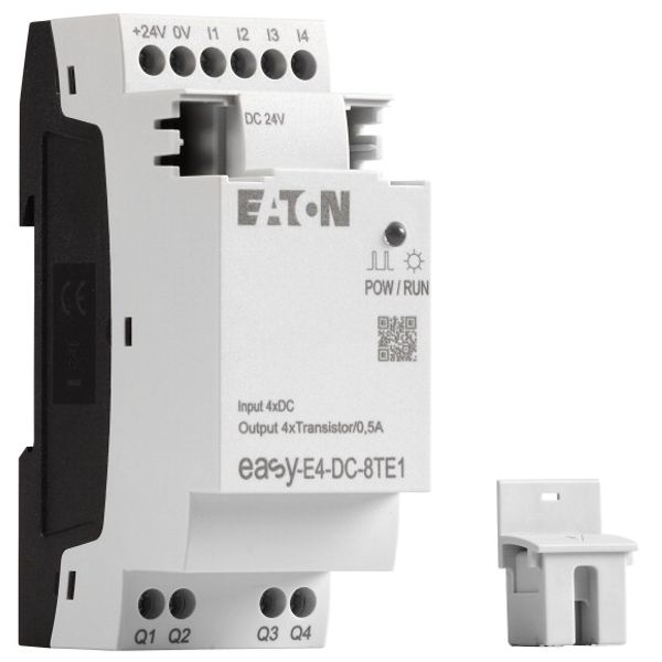 I/O expansion, For use with easyE4, 24 V DC, Inputs expansion (number) digital: 4, screw terminal image 4