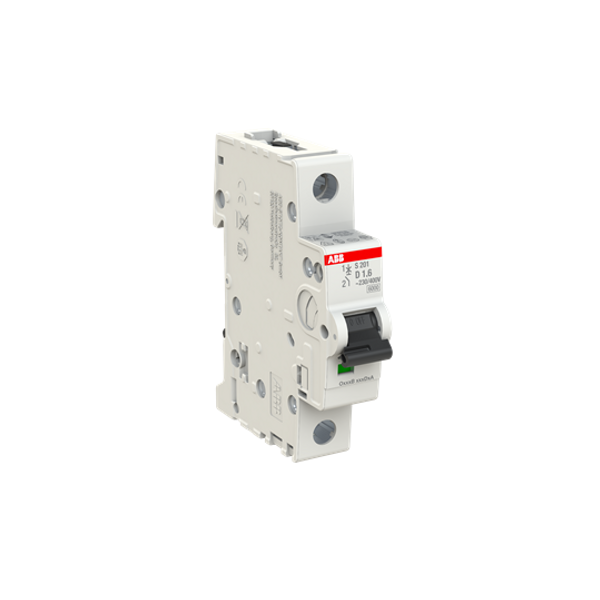 S201-D1.6 Miniature Circuit Breaker - 1P - D - 1.6 A image 2