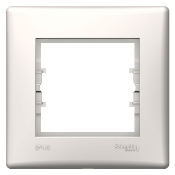 Sedna 1-gang IP44 frame cream image 1