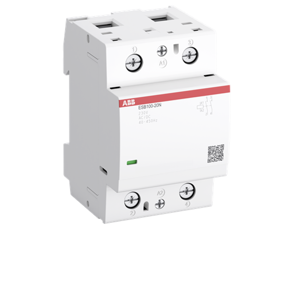 ESB100-20N-06 Installation Contactors (NO) 100 A - 2 NO - 0 NC - 230 V - Control Circuit 400 Hz image 3