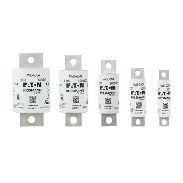 FWE-350A 1000Vdc IEC/UL 350A aR 50mm Round fuse image 1