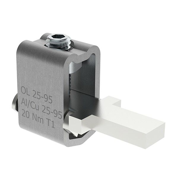 OL95T Al/Cu 1x25-95mm² Pin T Heavy duty connector image 1