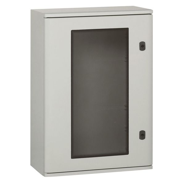 Cabinet Marina - polyester with glass door - IP 66 - IK 10 - 610x400x257 mm image 2