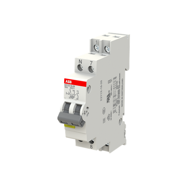 E211X-25-20ON-OFF Switch,25 A,acc. to EN 250/400 V AC,2NO,0NC,0CO, El. Color:Grey,1LED,Yellow, MW:1 image 5