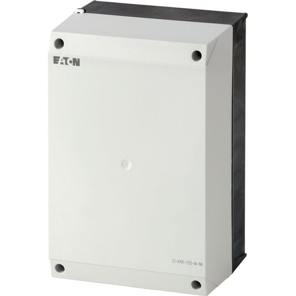 Insulated enclosure, HxWxD=240x160x125mm, +mounting plate, NA type image 4