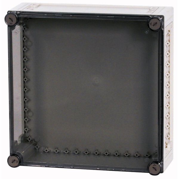 Insulated enclosure, top+bottom open, HxWxD=375x375x150mm image 1