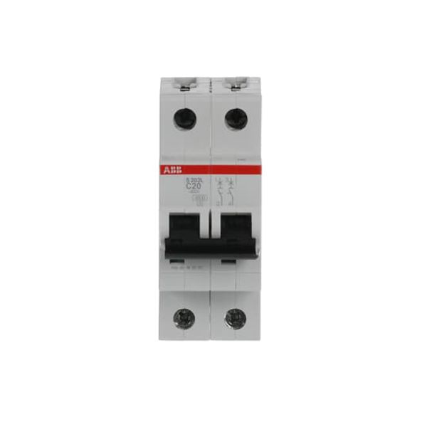 S202L-C20 Miniature Circuit Breaker - 2P - C - 20 A image 1
