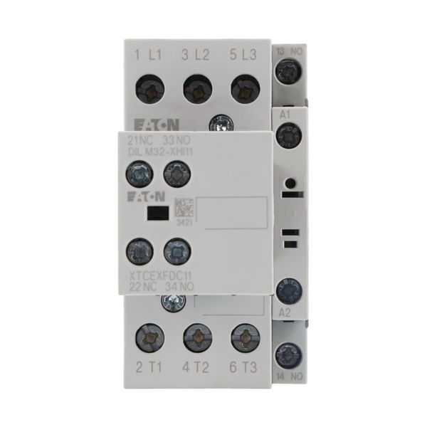 Contactor, 380 V 400 V 11 kW, 2 N/O, 1 NC, 230 V 50 Hz, 240 V 60 Hz, AC operation, Screw terminals image 8