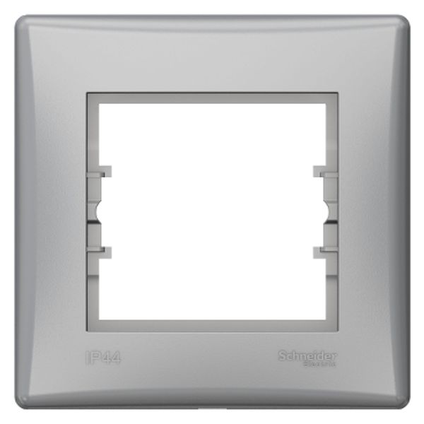 Sedna 1-gang IP44 frame aluminium image 1