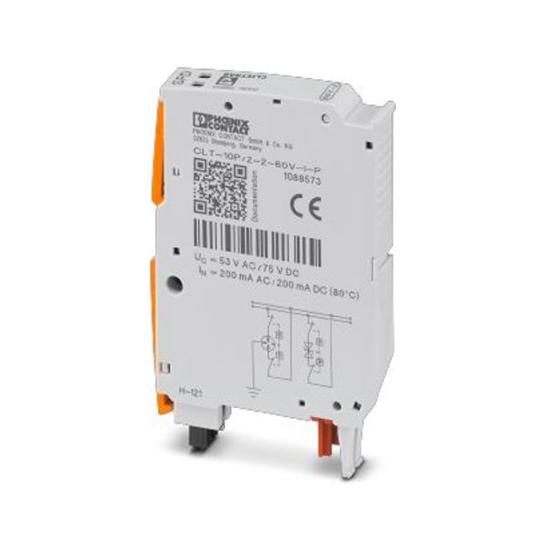 CLT-10P/2-2-60V-I-P - Surge protection plug image 3