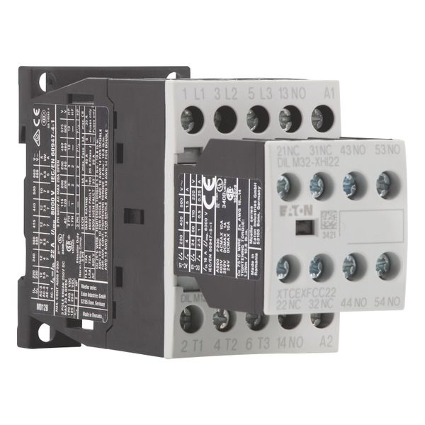 Contactor, 380 V 400 V 5.5 kW, 3 N/O, 2 NC, 230 V 50 Hz, 240 V 60 Hz, AC operation, Screw terminals image 8