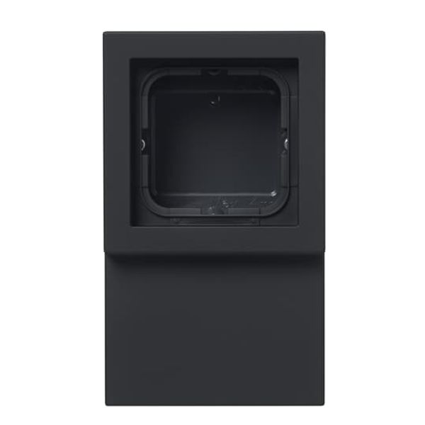 1721L-885 Surface mounting box 1 gang Black - Impressivo image 1