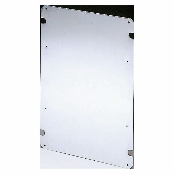 BACK-MOUNTING PLATE IN GALVANISED STEEL 316X396 image 2