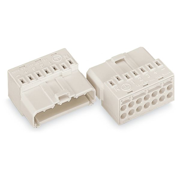 Male connector;7-pole;;white image 5